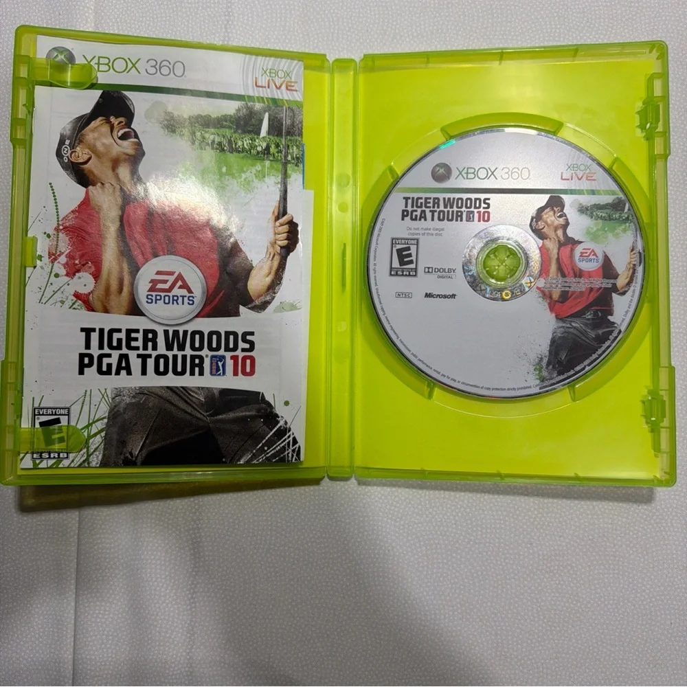 Tiger Woods PGA Tour 10 for Xbox 360 - Green Case